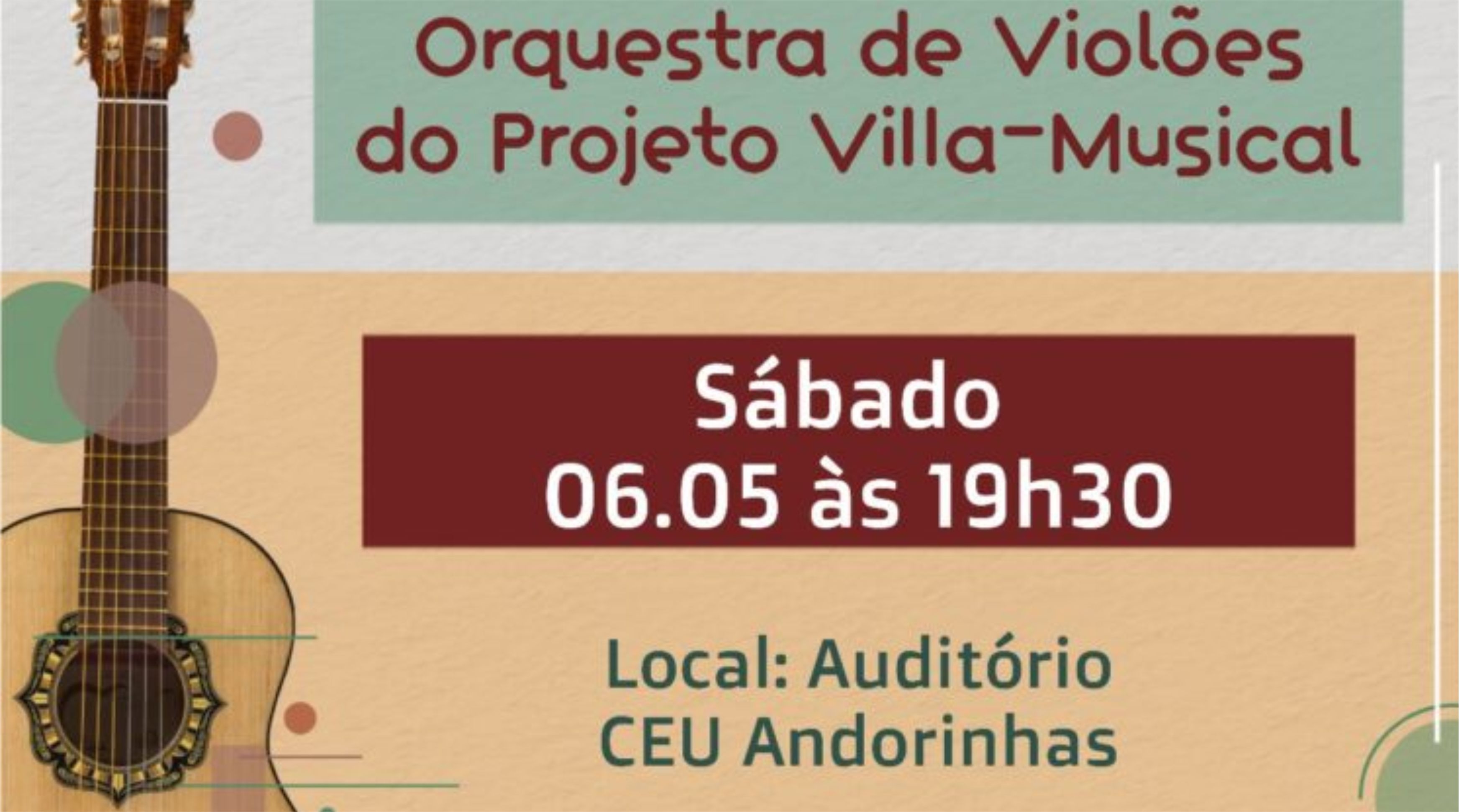 AGENDA – Orquestra Sinfônica Municipal de Cosmópolis e a Banda Escola do Villa-Musical